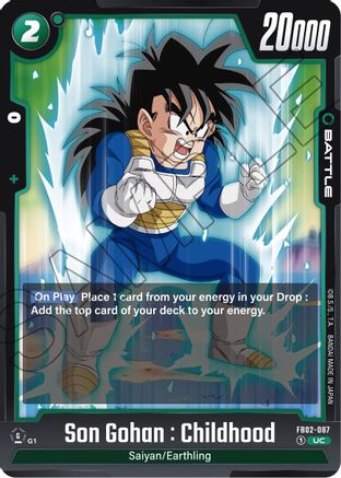Son Gohan : Childhood - FB02-087 (FB02-087) - Blazing Aura