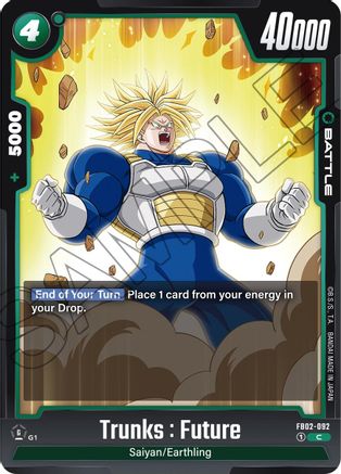 Trunks : Future - FB02-092 (FB02-092) - Blazing Aura