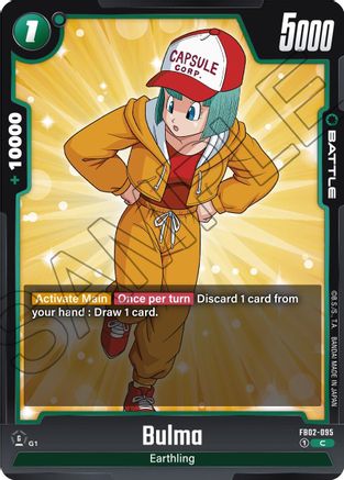 Bulma - FB02-095 (FB02-095) - Blazing Aura