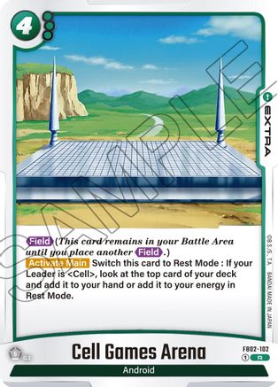 Cell Games Arena (FB02-102) - Blazing Aura Holofoil