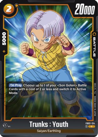 Trunks : Youth (FB02-124) - Blazing Aura