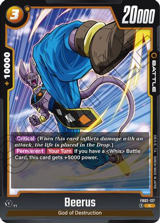 Beerus - FB02-127 (FB02-127) - Blazing Aura