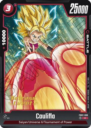 Caulifla - FB02-006 (FB02-006) - Blazing Aura Release Event Cards
