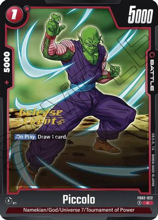 Piccolo - FB02-022 (FB02-022) - Blazing Aura Release Event Cards