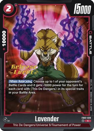Lavender (FB02-028) - Blazing Aura Release Event Cards
