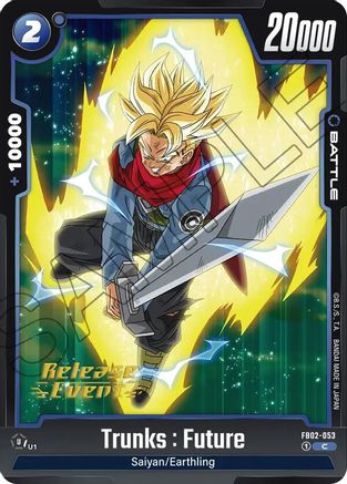 Trunks : Future - FB02-053 (FB02-053) - Blazing Aura Release Event Cards