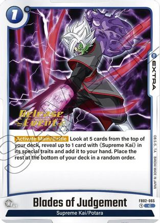Blades of Judgement (FB02-065) - Blazing Aura Release Event Cards
