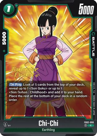 Chi-Chi (FB02-090) - Blazing Aura Release Event Cards