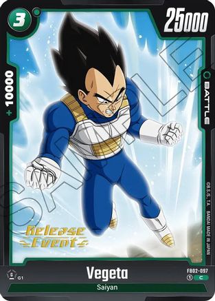Vegeta - FB02-097 (FB02-097) - Blazing Aura Release Event Cards