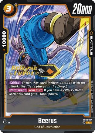 Beerus - FB02-127 (FB02-127) - Blazing Aura Release Event Cards