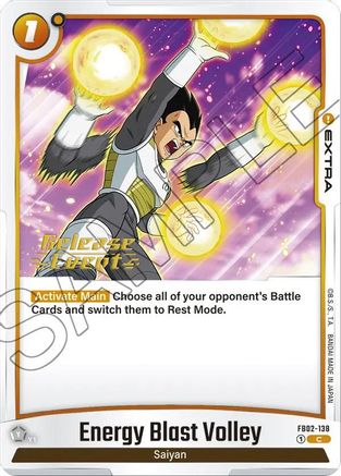 Energy Blast Volley (FB02-138) - Blazing Aura Release Event Cards