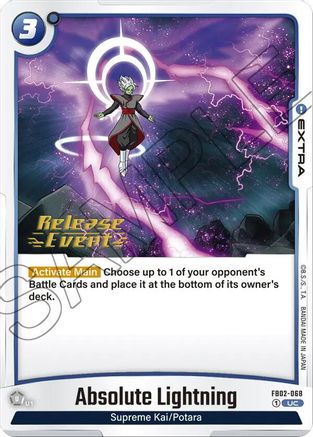 Absolute Lightning (FB02-068) - Blazing Aura Release Event Cards
