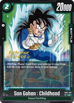 Son Gohan : Childhood - FB02-087 (FB02-087) - Blazing Aura Release Event Cards