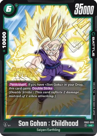 Son Gohan : Childhood - FB02-088 (FB02-088) - Blazing Aura Release Event Cards