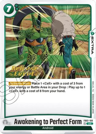 Awakening to Perfect Form (FB02-100) - Blazing Aura Release Event Cards