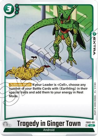 Tragedy in Ginger Town (FB02-101) - Blazing Aura Release Event Cards