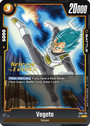 Vegeta - FB02-132 (FB02-132) - Blazing Aura Release Event Cards