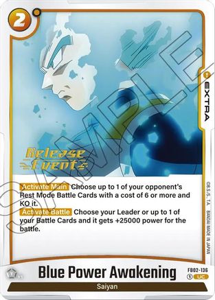 Blue Power Awakening (FB02-136) - Blazing Aura Release Event Cards