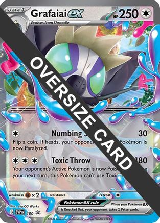 Grafaiai ex (SV: Scarlet & Violet Promo Cards) 100  - Holofoil Jumbo Cards - Promo