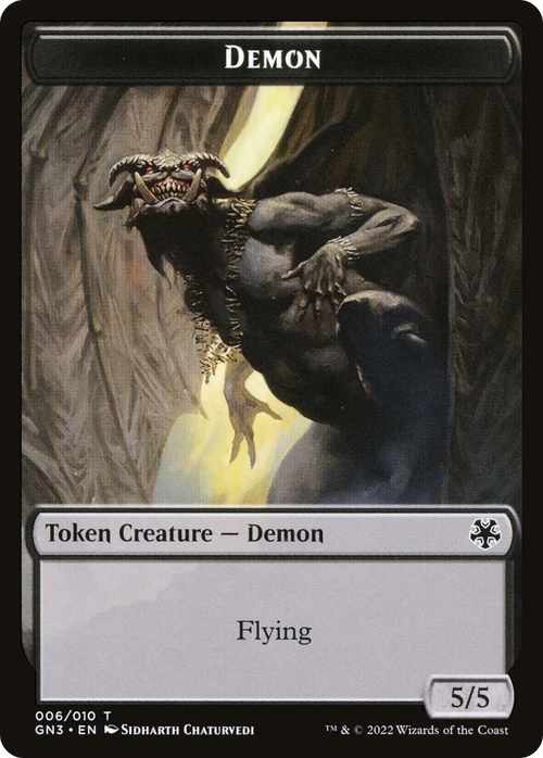 Demon (TGN3-006) - Game Night: Free-for-All Tokens Foil