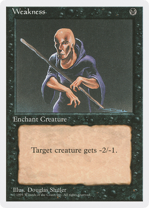 Weakness (4ED-) - Fourth Edition