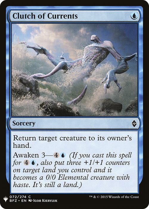 Clutch of Currents (LIST-BFZ-72) - The List