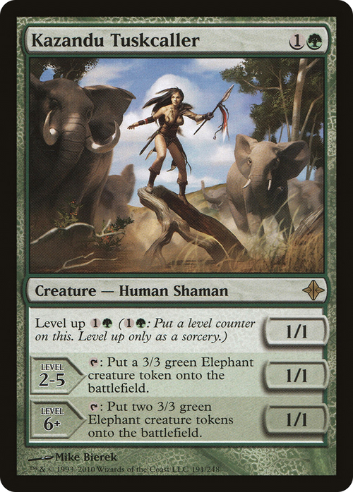 Kazandu Tuskcaller (ROE-191) - Rise of the Eldrazi Foil