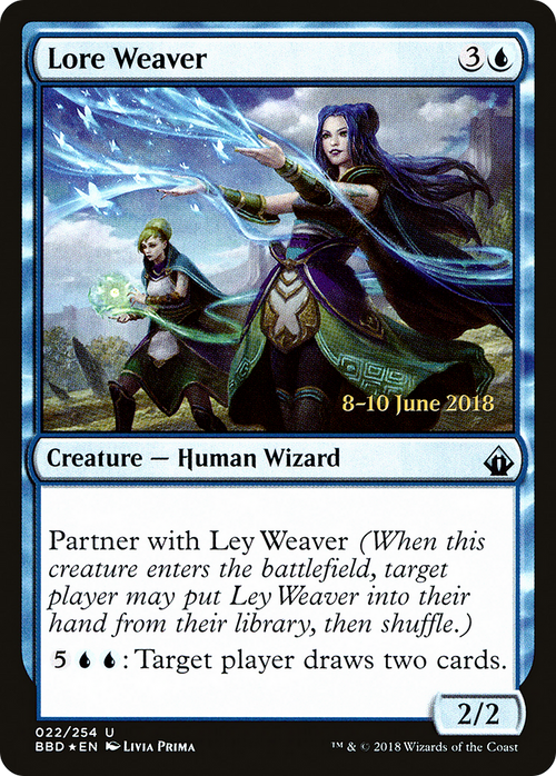 Lore Weaver (LARP-22S) - Battlebond Promos Foil
