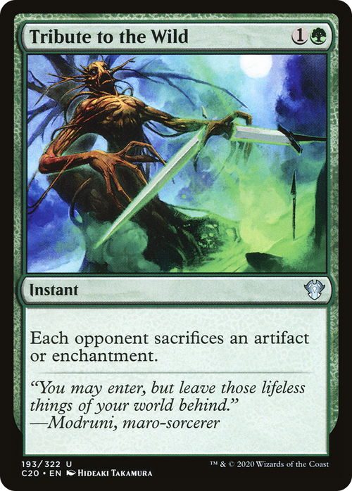 Tribute to the Wild (C20-193) - Commander 2020