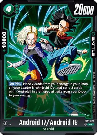 Android 17/Android 18 - FB02-077 (Tournament Pack 02) (FB02-077) - Tournament and Championship Promos Holofoil