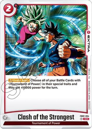 Clash of the Strongest - FB02-034 (Tournament Pack 02) (FB02-034) - Tournament and Championship Promos Holofoil
