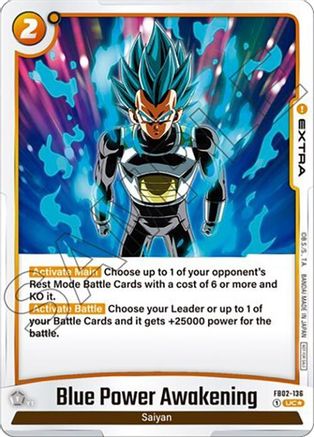 Blue Power Awakening - FB02-136 (Tournament Pack 02) (FB02-136) - Tournament and Championship Promos Holofoil