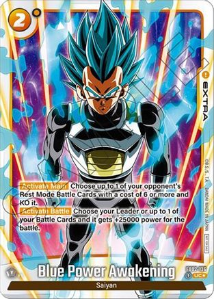 Blue Power Awakening - FB02-136 (Tournament Pack -Winner- 02) (FB02-136) - Tournament and Championship Promos Holofoil