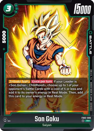 Son Goku - FB02-086 (Championship Pack 01) (FB02-086) - Tournament and Championship Promos Holofoil