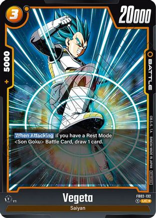 Vegeta - FB02-132 (Championship Pack 01) (FB02-132) - Tournament and Championship Promos Holofoil