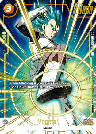 Vegeta - FB02-132 (Championship Pack 01) (Gold) (FB02-132) - Tournament and Championship Promos Holofoil