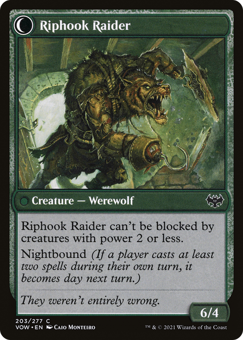 Hookhand Mariner (VOW-203) - Innistrad: Crimson Vow: (Double Faced Transform) Foil