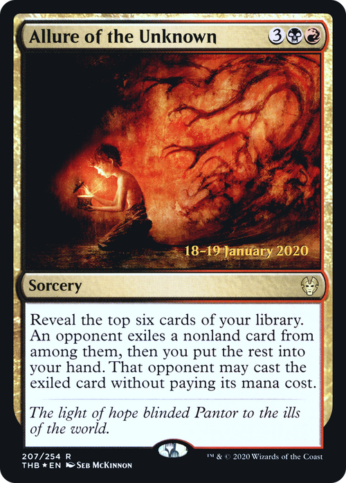 Allure of the Unknown (PRE-207S) - Theros Beyond Death Promos Foil