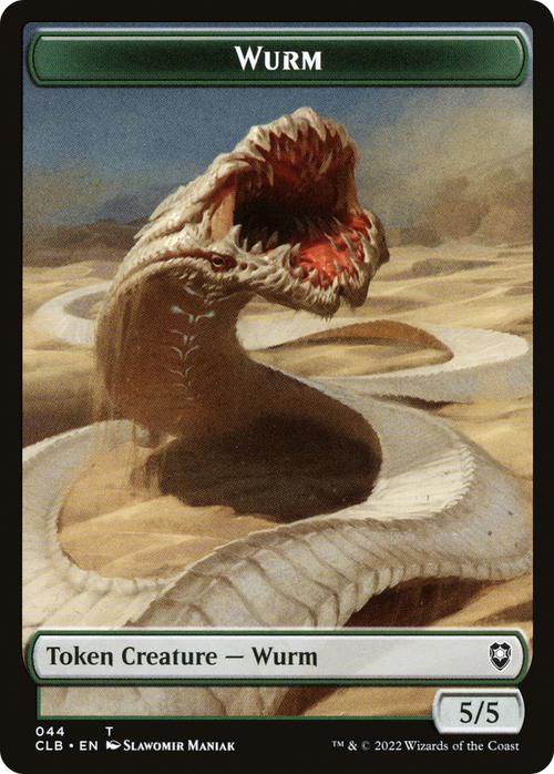 Wurm (TCLB-044) - Battle for Baldur's Gate Tokens