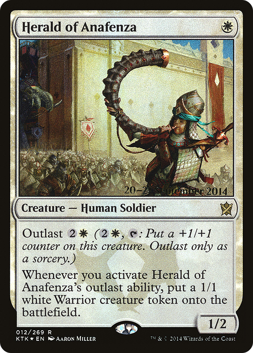 Herald of Anafenza (PRE-12S) - Khans of Tarkir Promos Foil