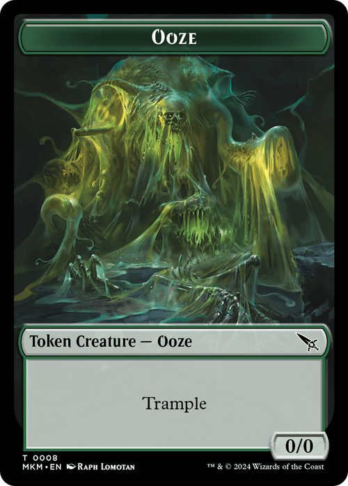 Ooze (TMKM-008) - Murders at Karlov Manor Tokens