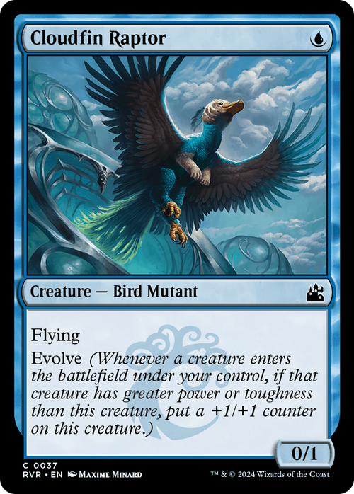 Cloudfin Raptor (RVR-037) - Ravnica Remastered Foil