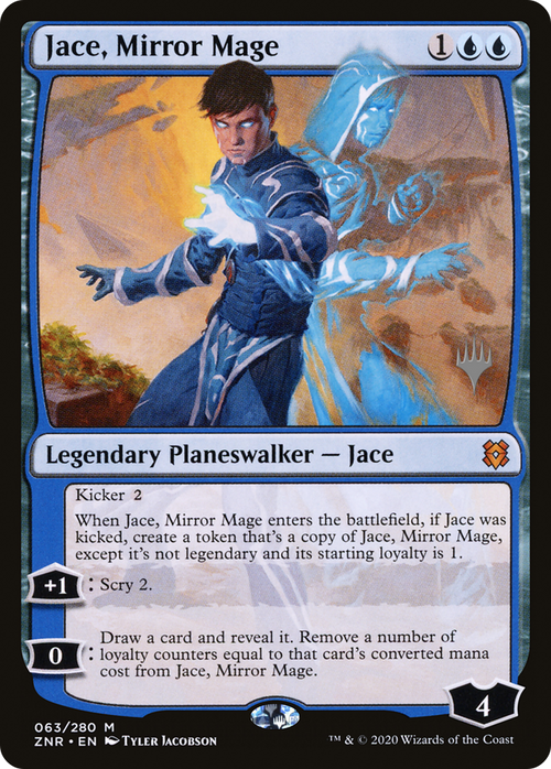 Jace, Mirror Mage (PPZNR-63P) - Zendikar Rising Promos Foil