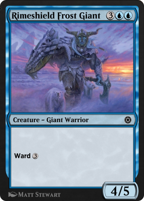 Rimeshield Frost Giant (HBG-130) - Alchemy Horizons: Baldur's Gate