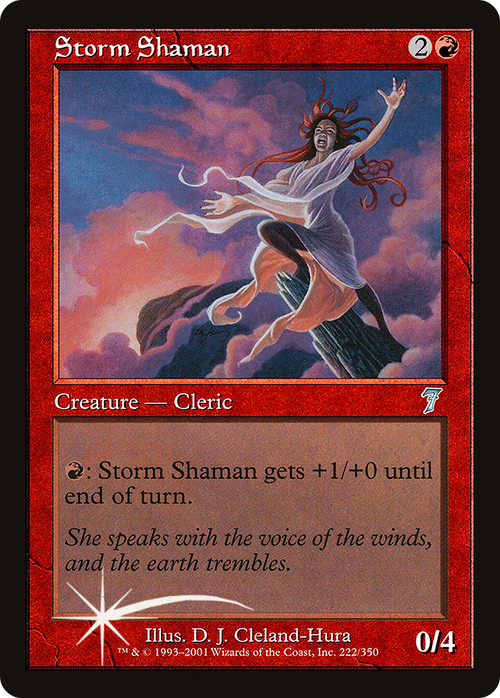 Storm Shaman (7ED-222) - 7th Edition Foil
