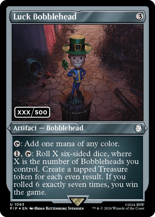Luck Bobblehead (Serial Numbered) (PIP-1063) - Fallout Foil