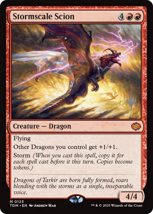 Stormscale Scion (PPTDM-123P) - Promo Pack: Tarkir: Dragonstorm