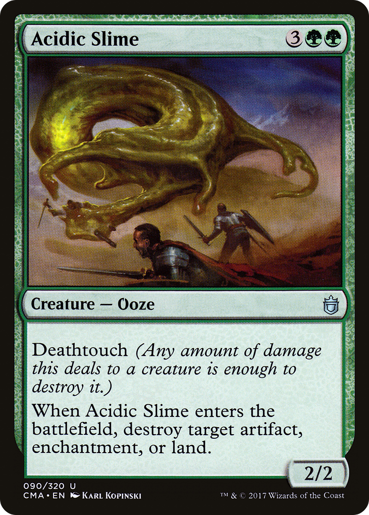 Acidic Slime (CMA-090) - Commander Anthology