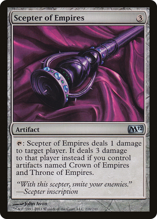 Scepter of Empires (M12-216) - Magic 2012 Foil