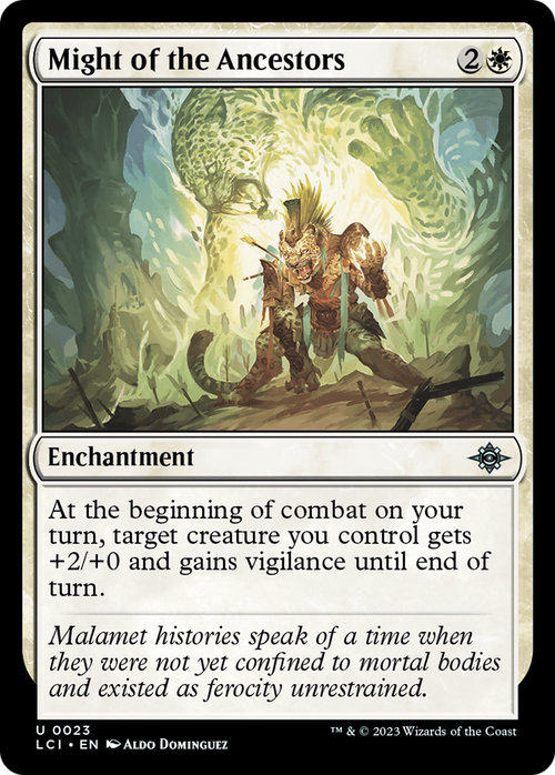 Might of the Ancestors (LCI-023) - The Lost Caverns of Ixalan Foil